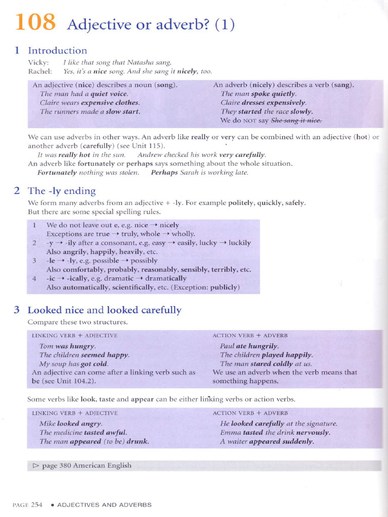 Adjective and Adverb | PDF