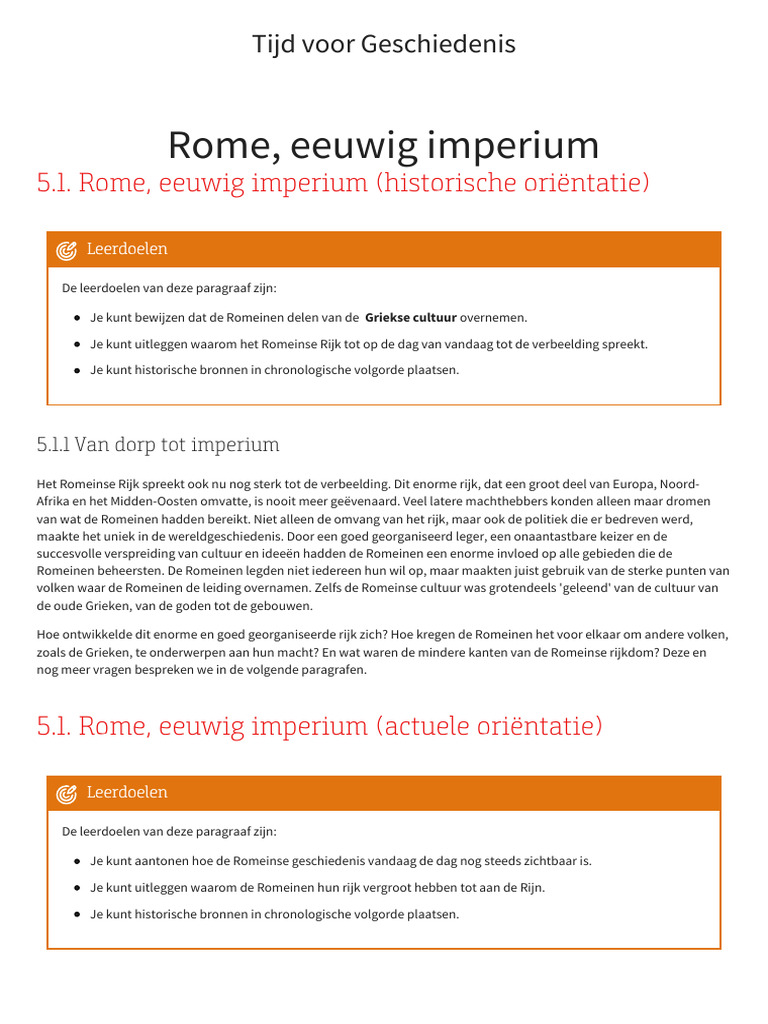 Tijd Voor Geschiedenis Rome, Eeuwig Imperium | PDF, image size:768x1024