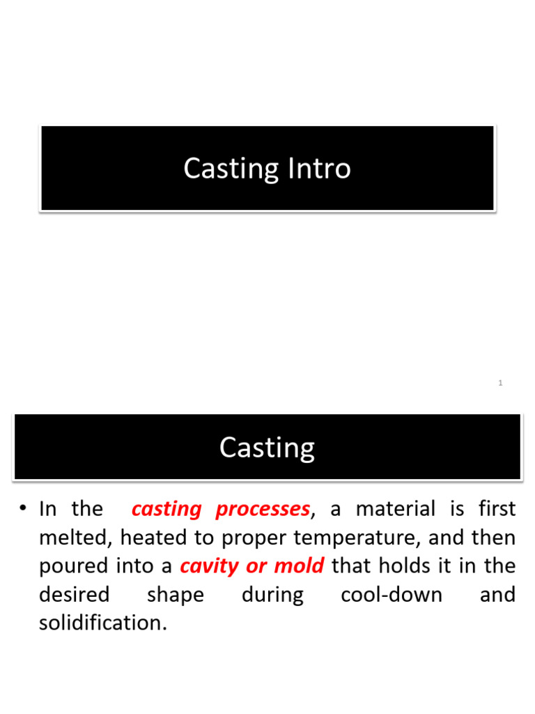 1 Casting - Intro | PDF
