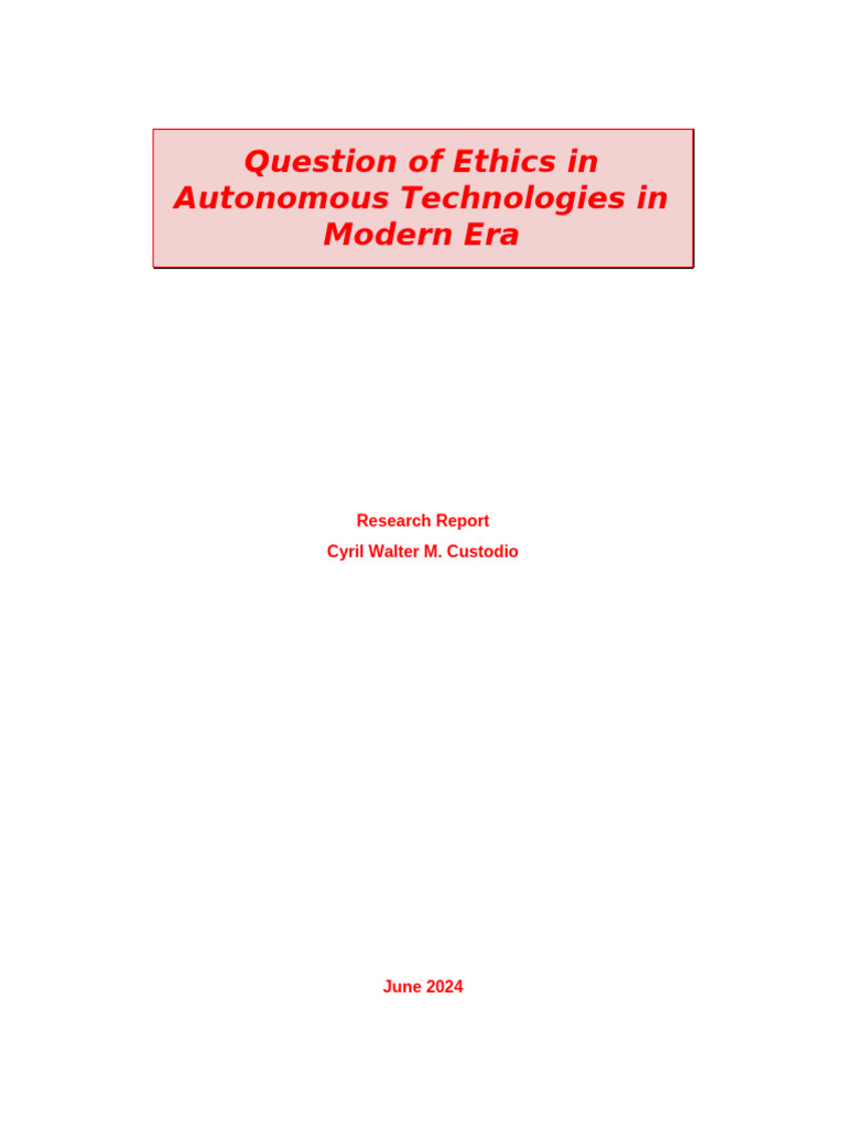 Autonomous Technology Pdf