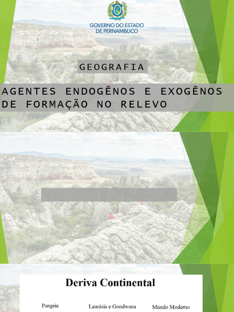 Fatores Endogenos e Exogenos Do Relevo | PDF