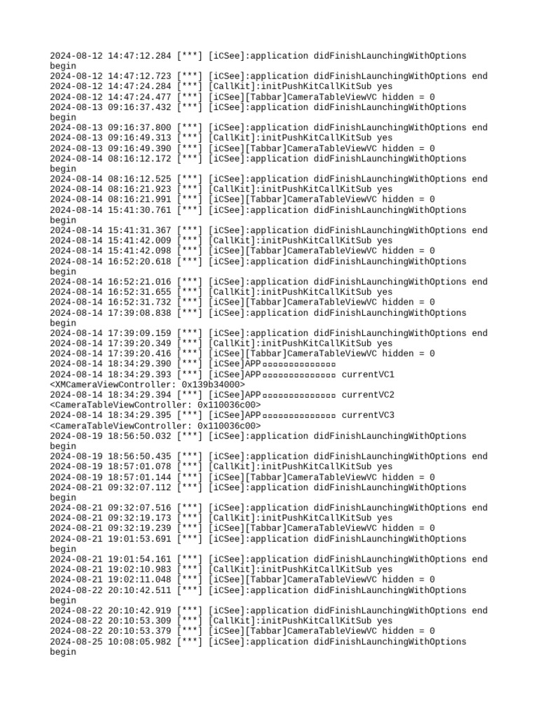 App Debug Log | PDF