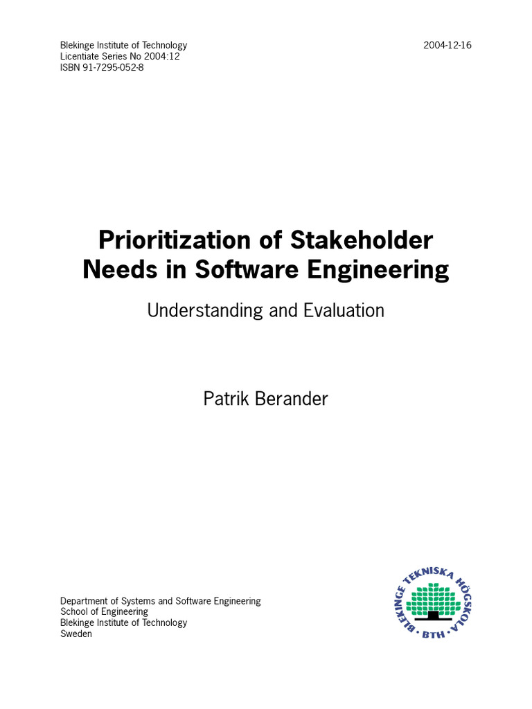FULLTEXT0 | PDF | Goal | Software Development Process