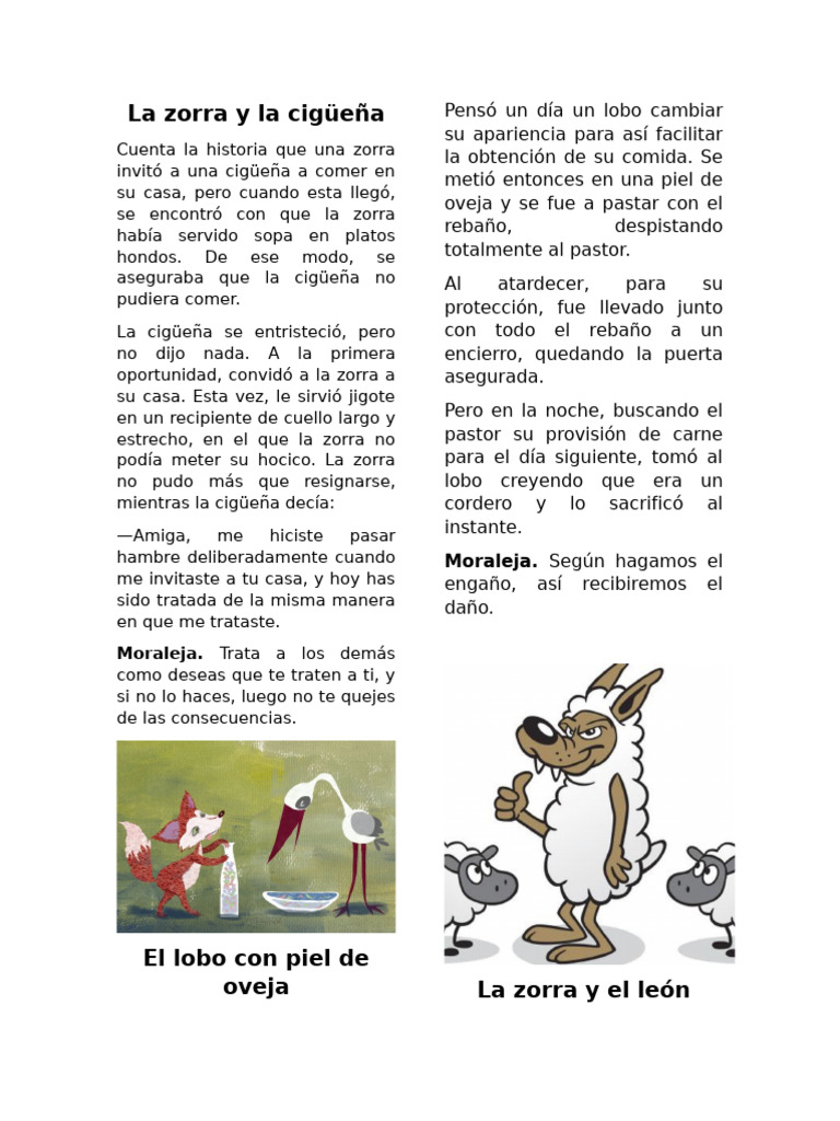Fábulas | PDF