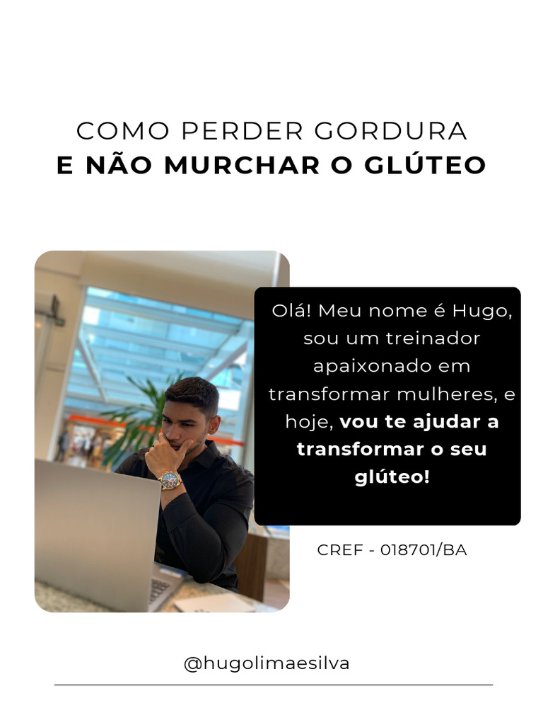 Como Perder Gordura, Sem Murchar o Glúteo | PDF