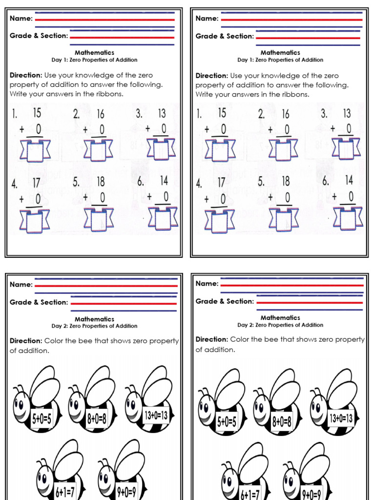 G1 Q1 W7 Mathematics WS | PDF
