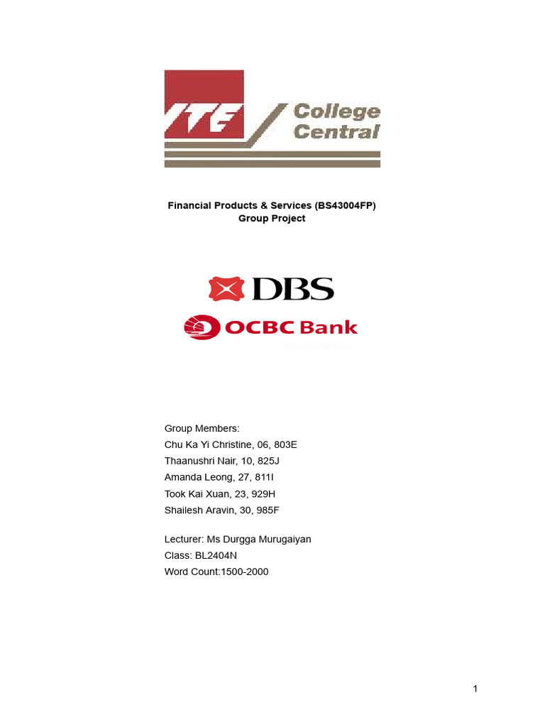 OCBC vs DBS Car Loan Comparison | PDF | Loans | Finance & Money Management