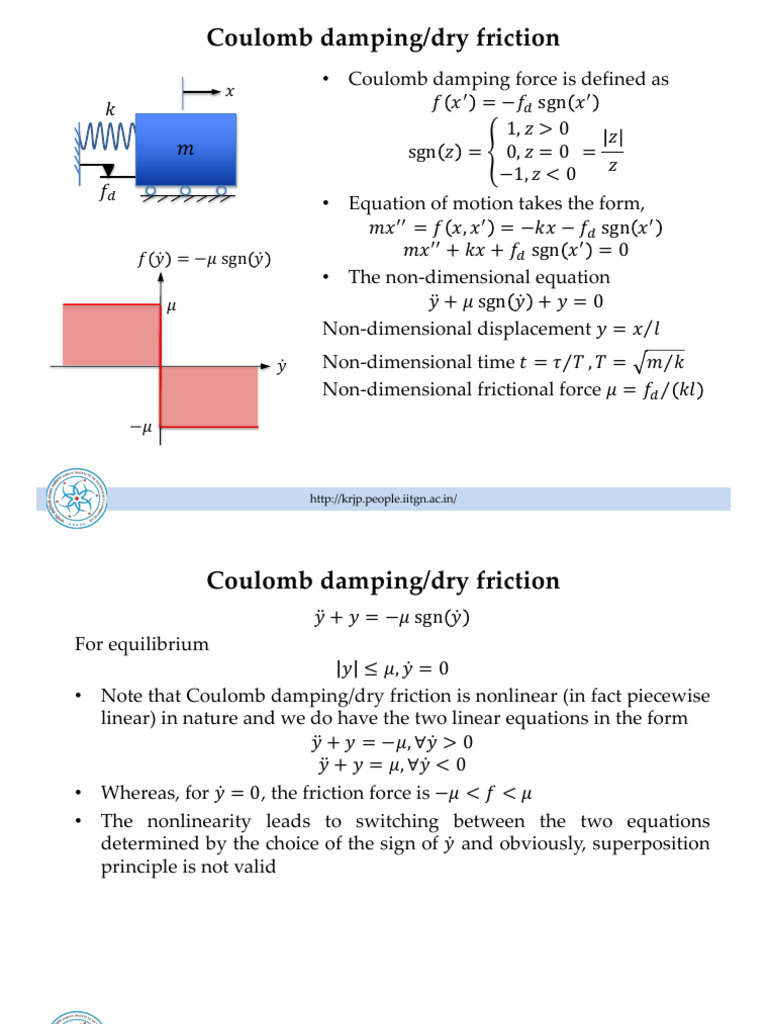 Dry Friction | PDF