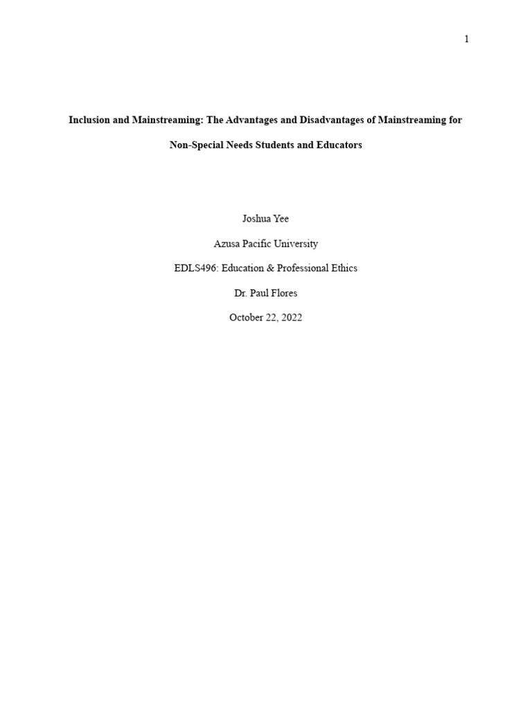 Mini Paper 3 - Advantages and Disadvantages For Students and Teachers ...