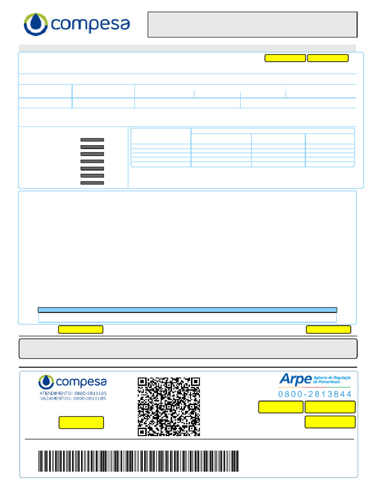 Compesa Boleto ABR | PDF