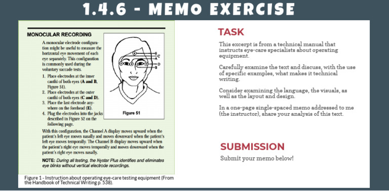 Technical Writing 1.4.6 Memorandum Exercise | PDF