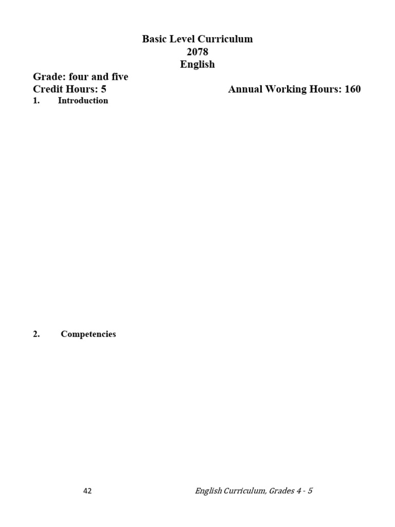 Curriculum | PDF