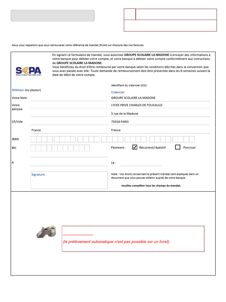 Fiche Sepa | PDF