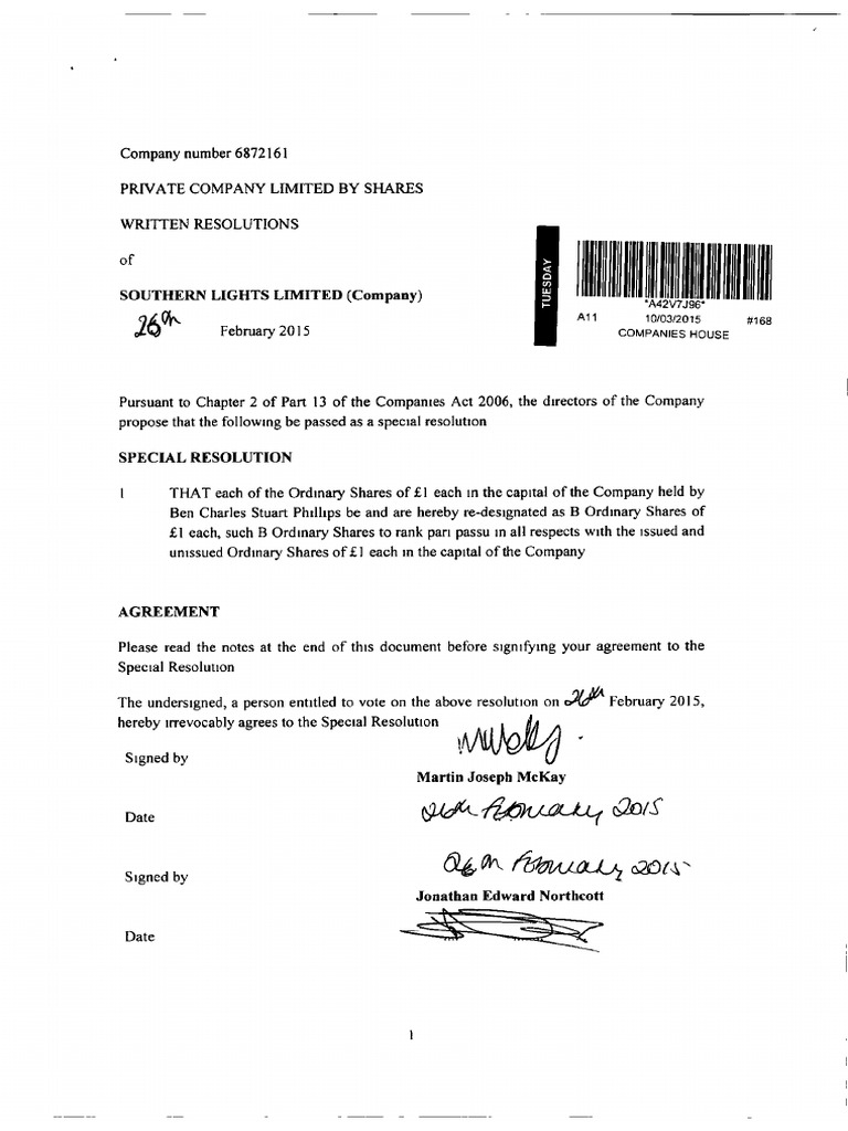 Companies House Document | PDF