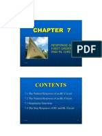 RC AND RL CIRCUIT RESPONSE