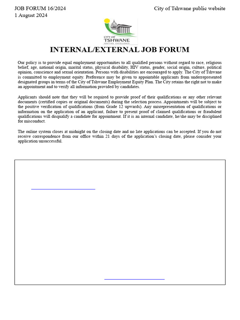 Job forum 16 2024 health department part 2 1 15 aug 2024 edvn pdf