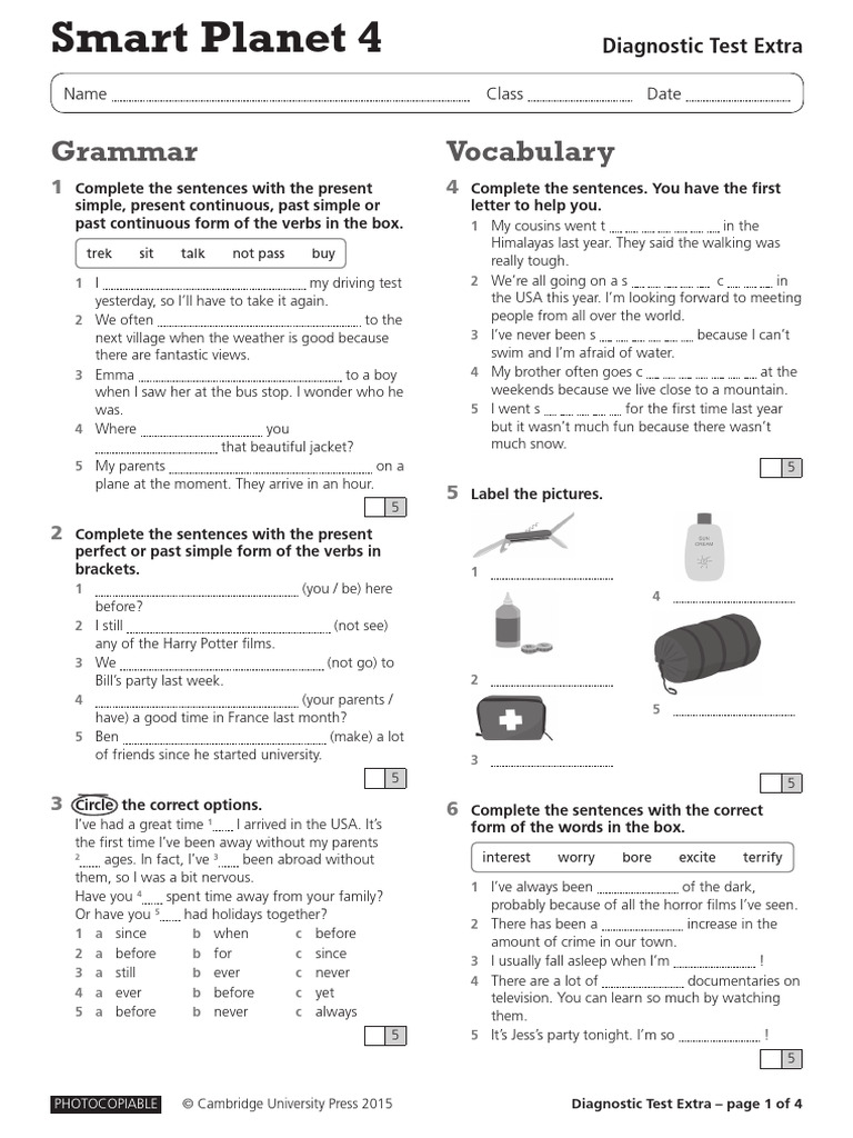 2 Diagnostic Test Extra | PDF