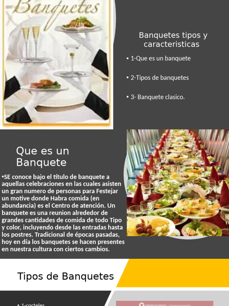 Tipos de Banquetes | PDF, image size:768x1024