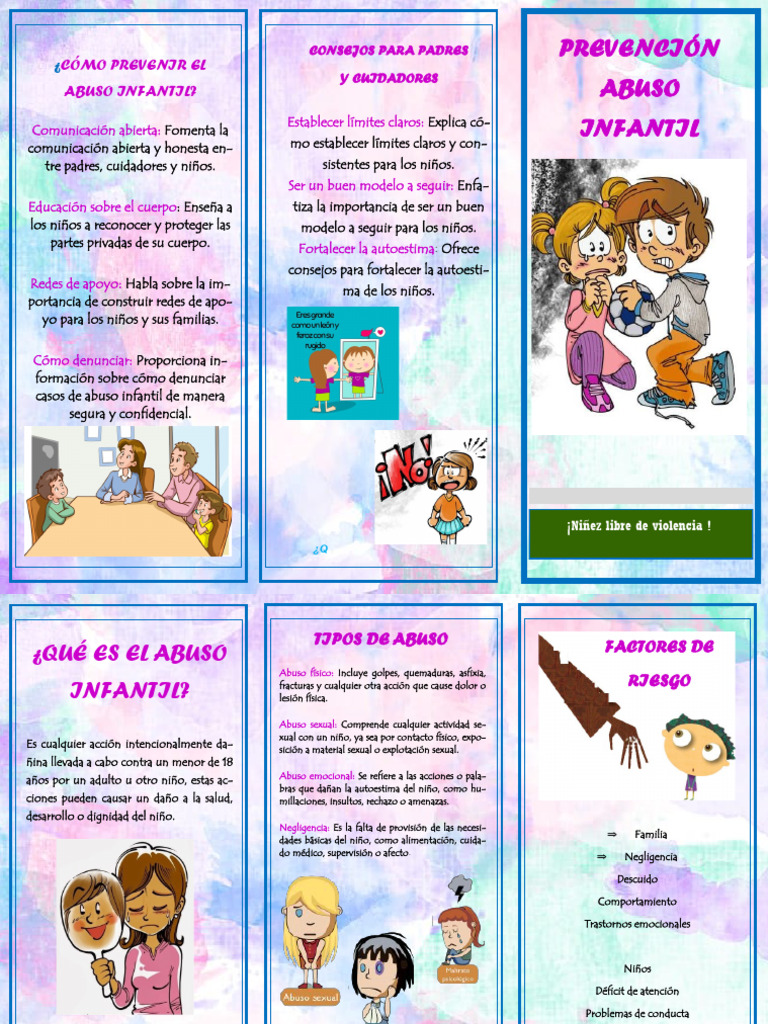 Plegable - Abuso Infantil | PDF