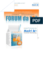 Come Creare e Promuovere Un Forum Da Zero Ver1