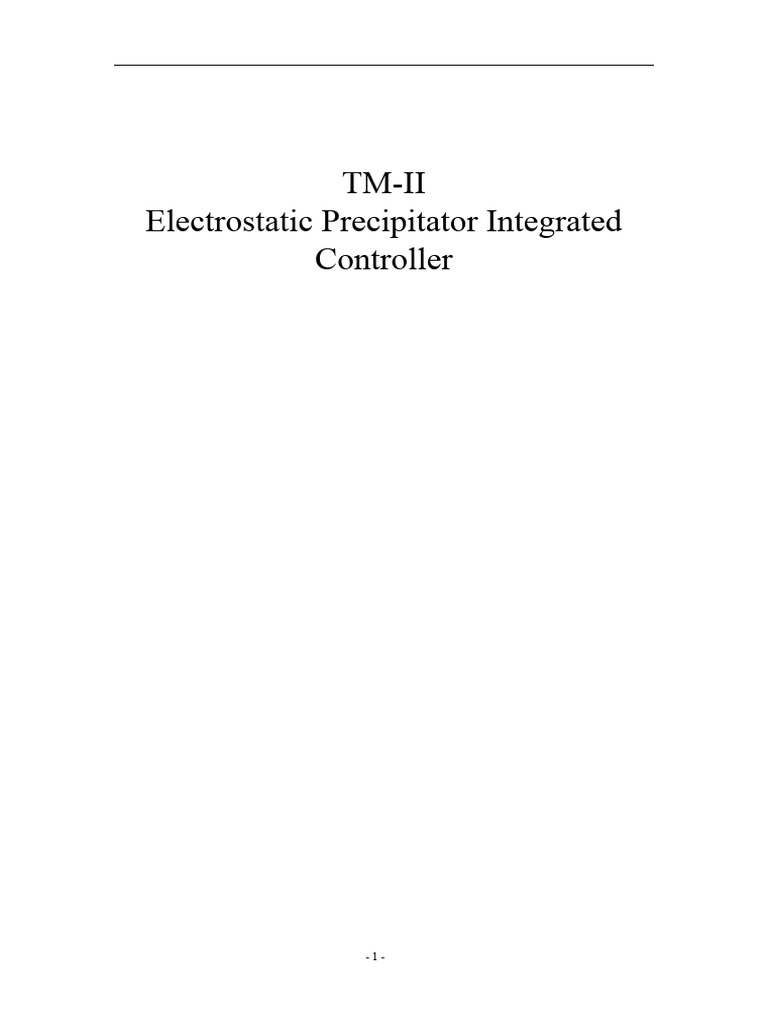 TM-II - MANUAL of Controller | PDF
