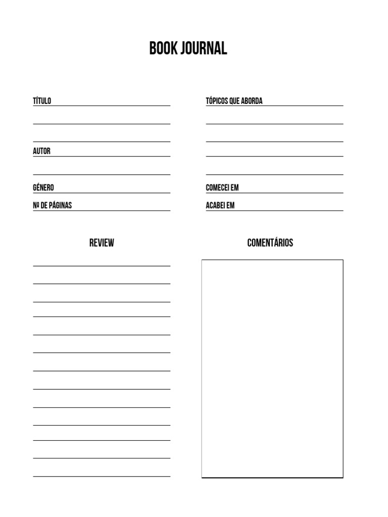 Book Journal | PDF