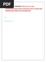 Class IX Practical Science Experiments | PDF