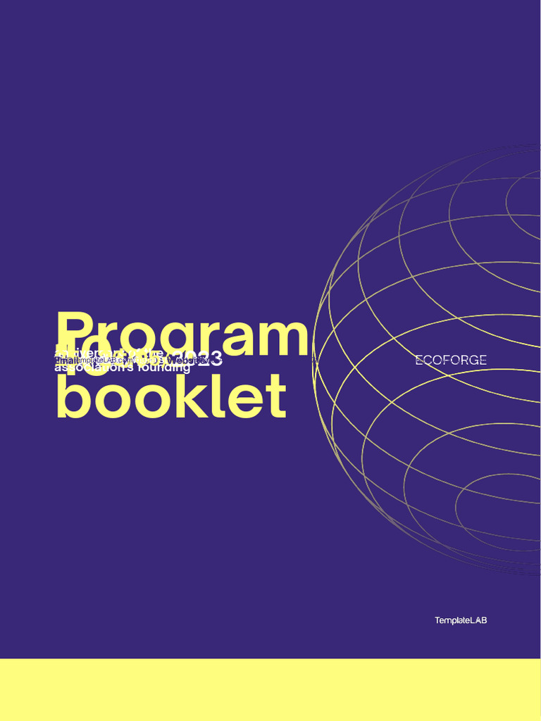 EcoForge 10th Anniversary Program | PDF | Economies | Natural Environment
