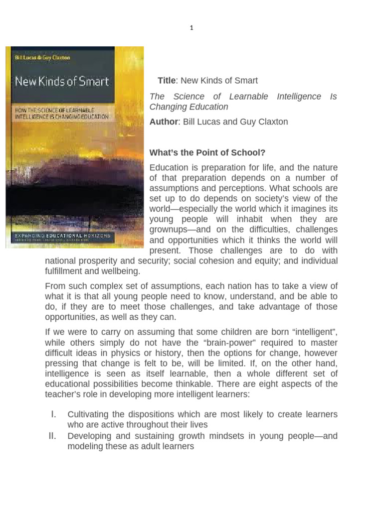 New Kinds of Smart | PDF