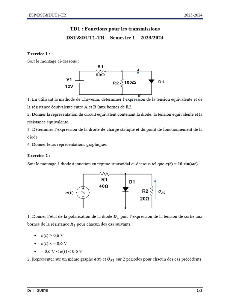 TD1 1 | PDF