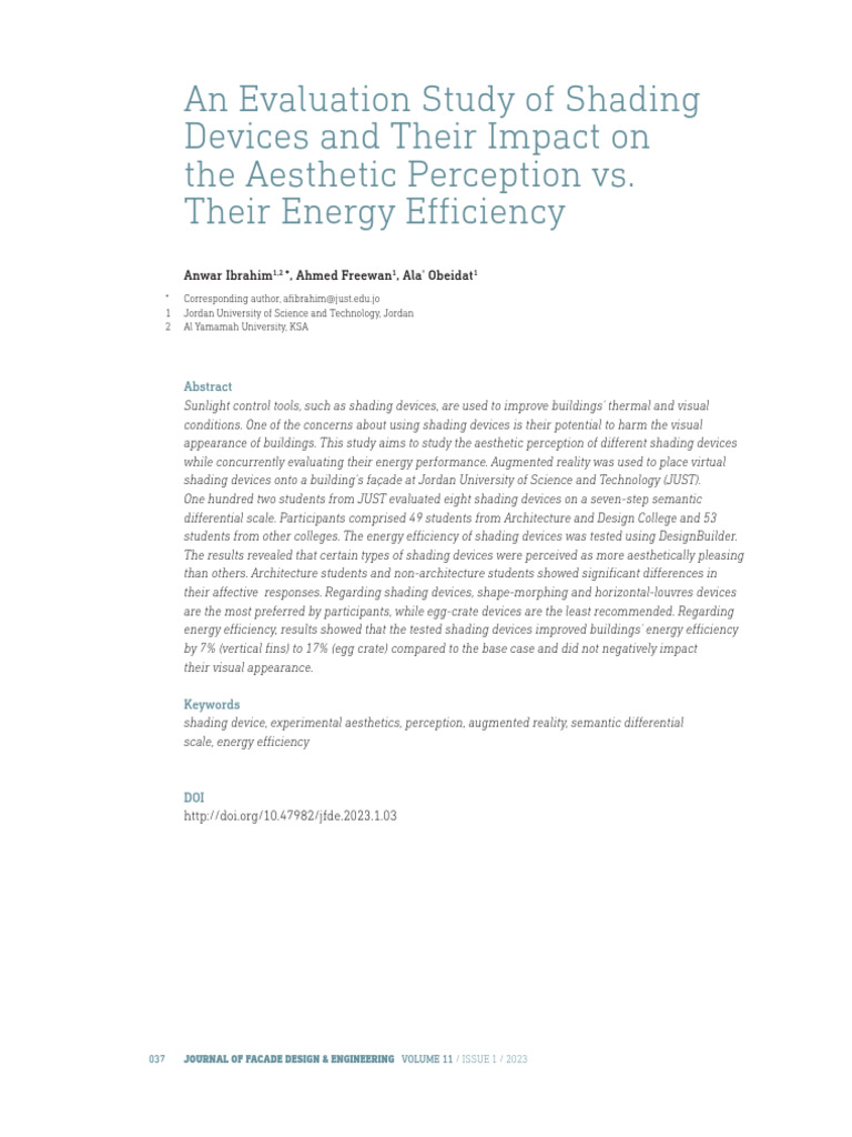 01 An Evaluation Study of Shading Devices and Their Impact On The ...