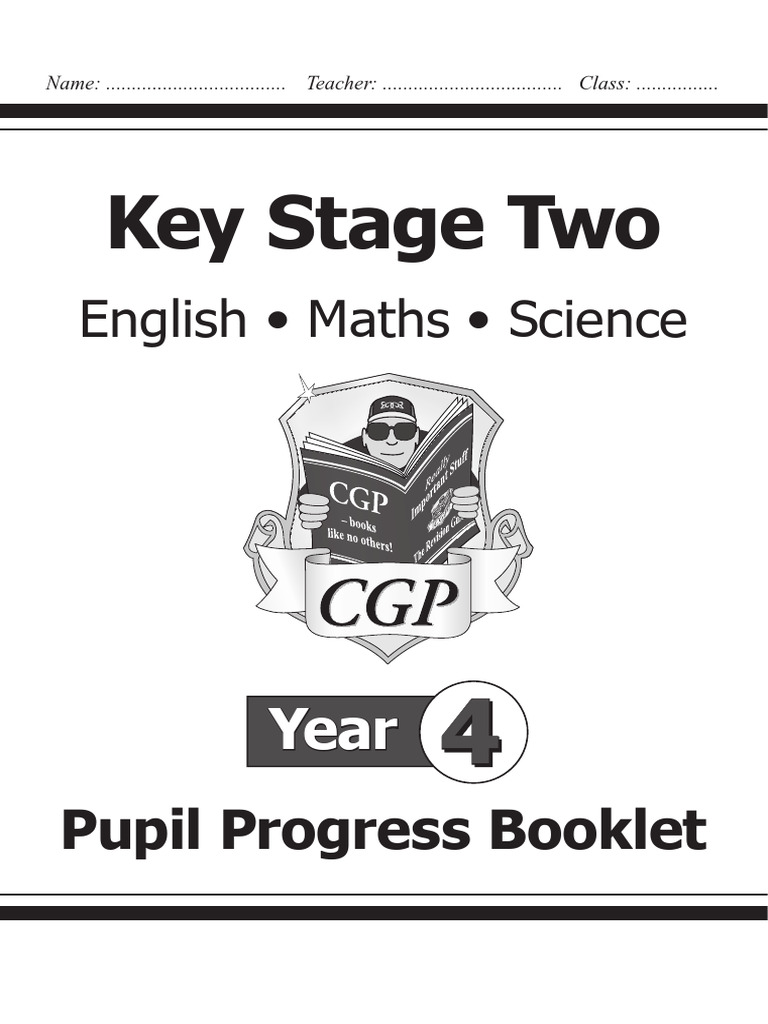 Pupil Progress Booklet Year4 | PDF