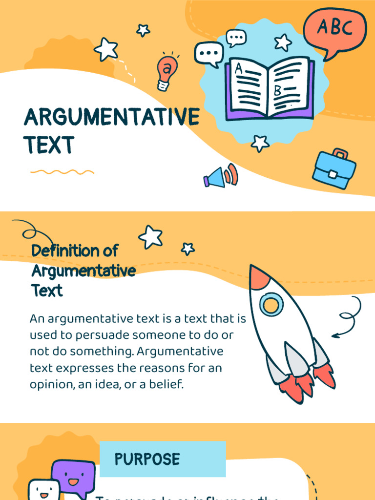 Argumentative Text | PDF