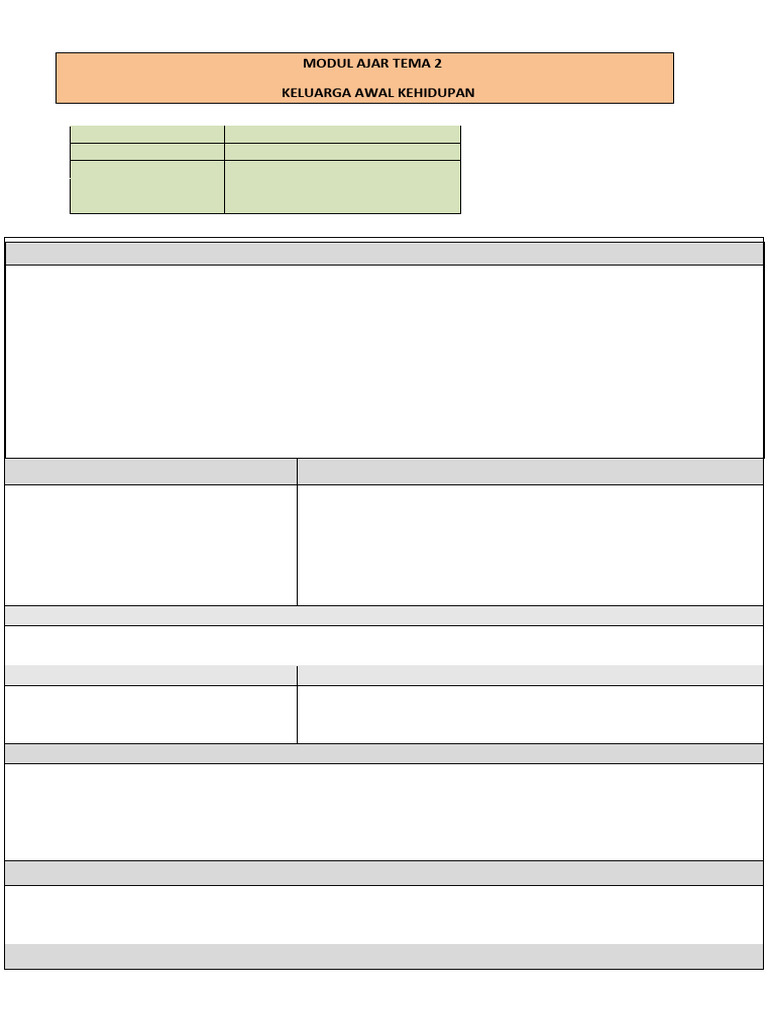 Modul Ajar Tema 1 Pdf