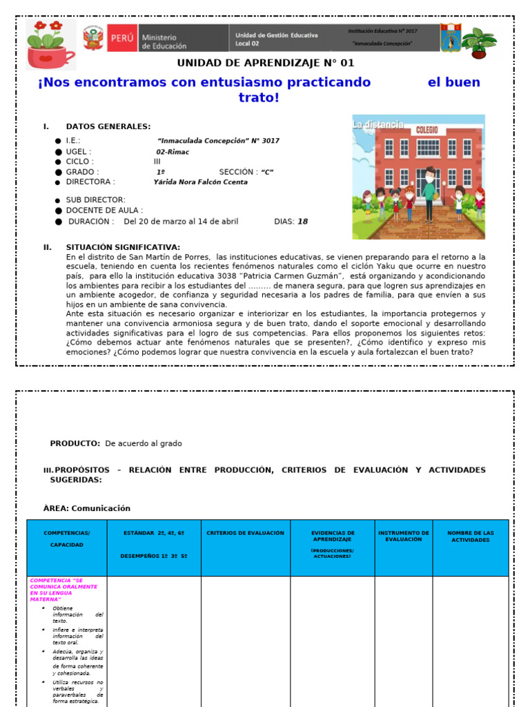 Unidad de Aprendizaje #1 | PDF