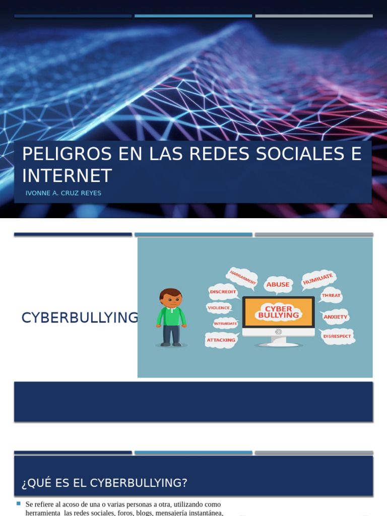 Peligros en Las Redes Sociales e Internet | PDF