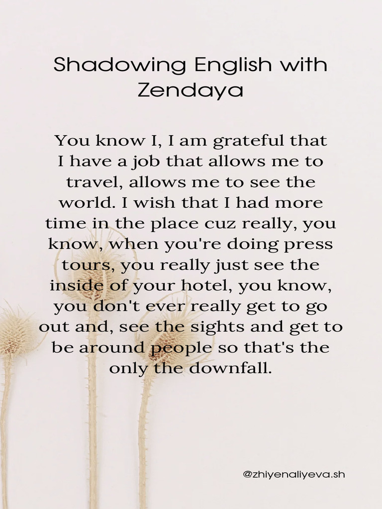 Shadowing Challenge Day2 | PDF