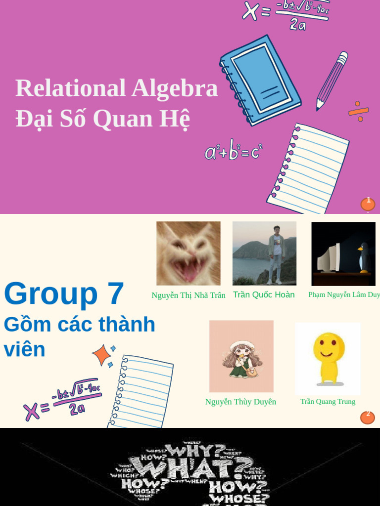 Nhóm 7 Relational Algebra | PDF