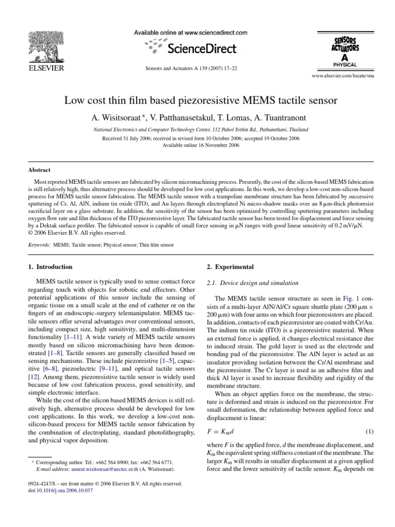 Low Cost Thin Film | PDF