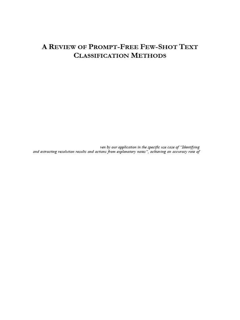 Automatically Identifying Words That Can Serve As Labels For Few Shot Text Classification
