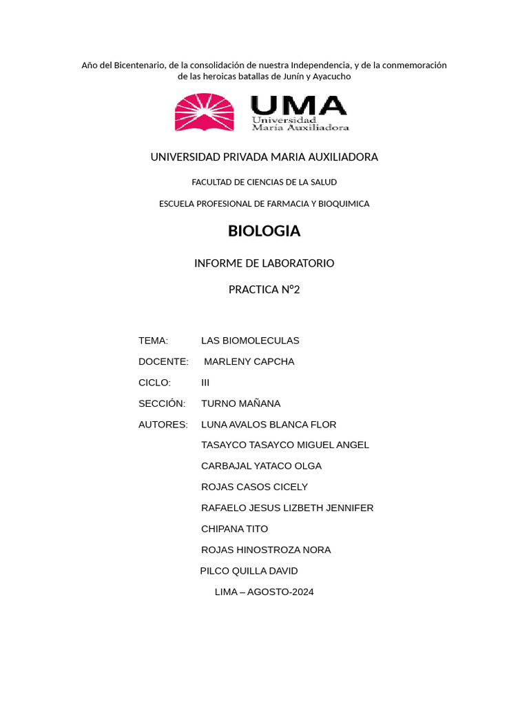 BIOMOLE | PDF