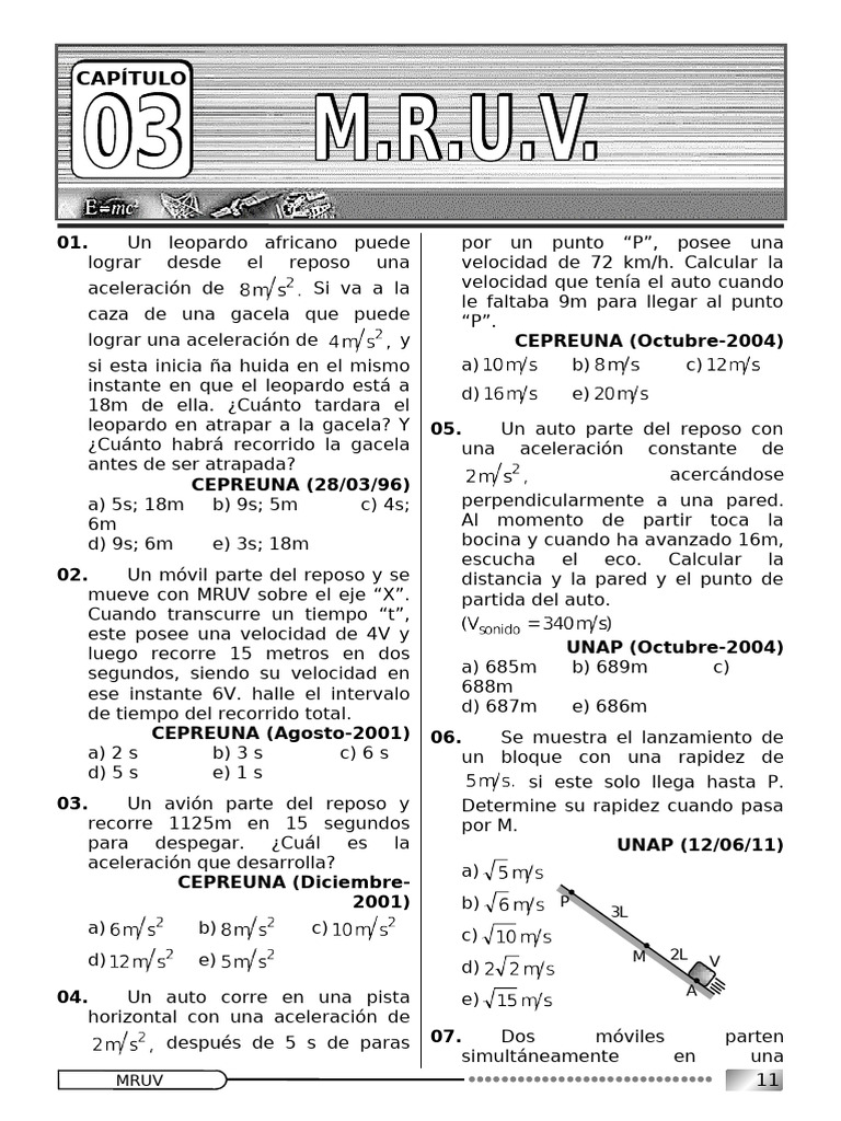 03 Mruv | PDF
