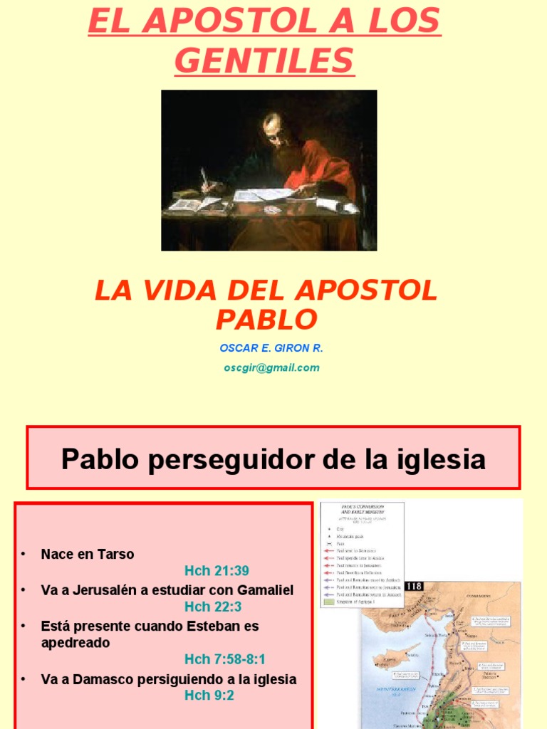 La Vida Del Apostol Pablo Pdf Bernabé Doce Apóstoles