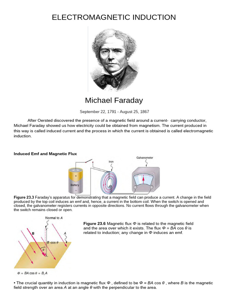 Electromagnetic Induction | PDF