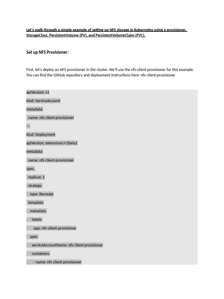 Nfs server setup pdf