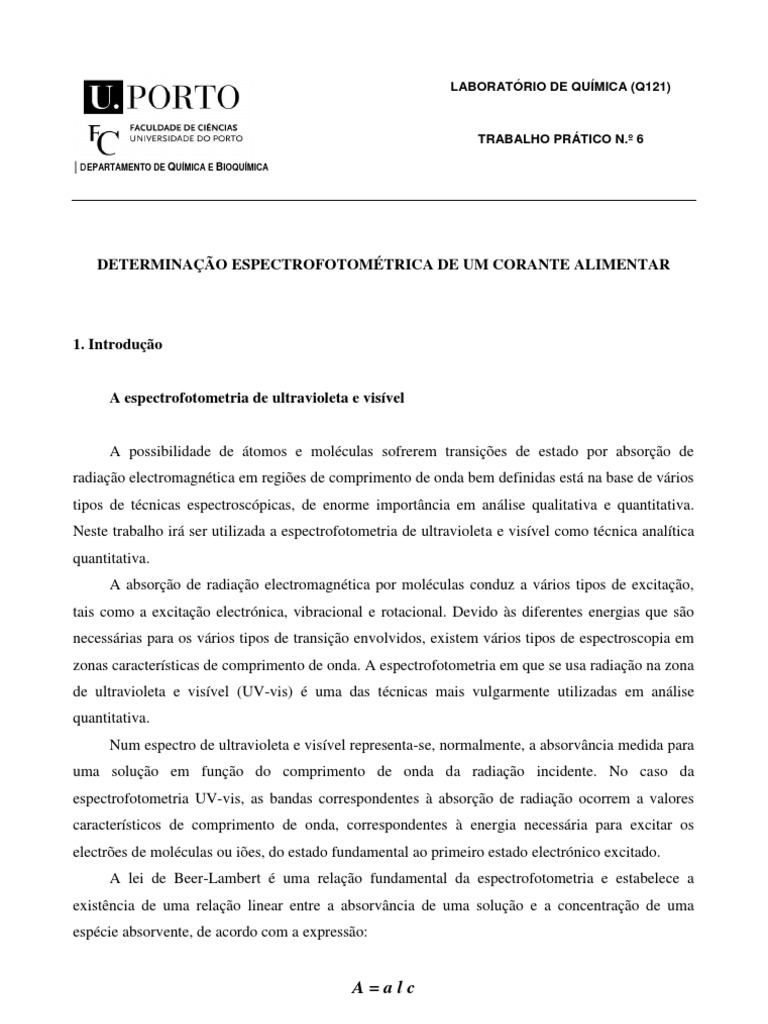 Como Fazer Um Relatorio De Quimica Aula Pratica