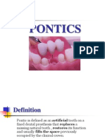 Pontics (Fixed Prosthodontics Seminar @AmCoFam)