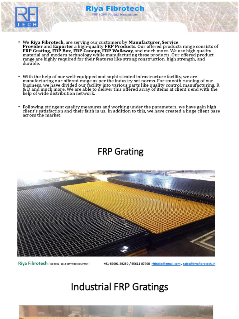 FRP Solar Walkway Grating | PDF