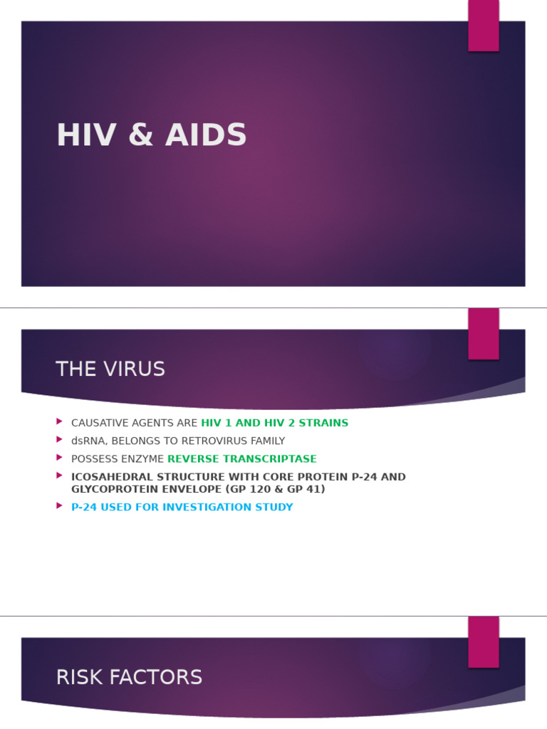 Hiv & Aids | PDF