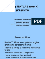 Calling MATLAB From C